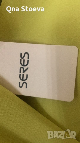 Нова Официална, елегантна рокля, цвят Лайм, марка Seres, снимка 5 - Рокли - 51219564