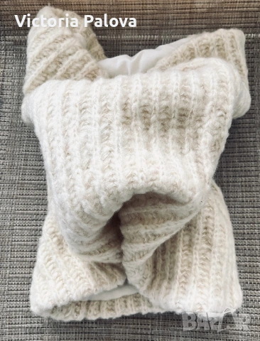 Зимен вълнен шал снуд - уют и стил от Fetish, снимка 8 - Шалове - 53170292