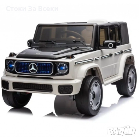 Mercedes EQG Electric детски джип 12V с меки гуми 4x4, снимка 3 - Други - 52797151