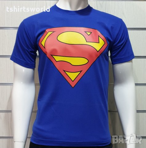 Нова мъжка тениска с трансферен печат Супермен, Superman, снимка 1 - Тениски - 28434592