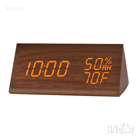 Настолен дървен лед часовник, снимка 8 - Други - 23810658