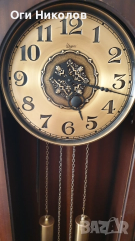 Немски паркетен часовник  " Urgos " , снимка 2 - Антикварни и старинни предмети - 52016935