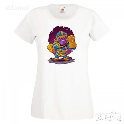 Дамска тениска Marvel Thanos Игра,Изненада,Подарък,Геймър,, снимка 3 - Тениски - 36786034
