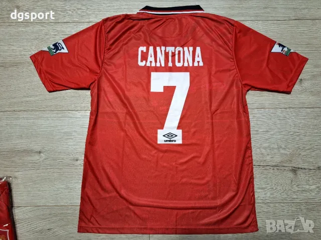 Футболна фланелка на Ерик Кантона Манчестър Юнайтед ретро модел 94/95!!!