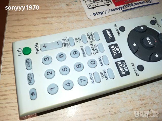 SONY RMT-D230P HDD/DVD REMOTE CONTROL 2701241811, снимка 6 - Дистанционни - 44003261