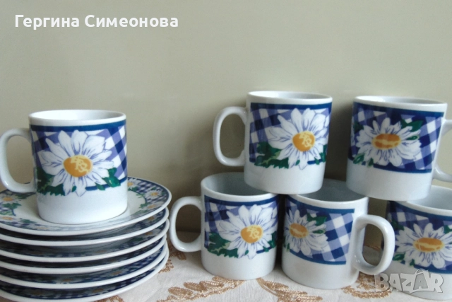 Порцеланови чаши за късо кафе, снимка 3 - Чаши - 52672479