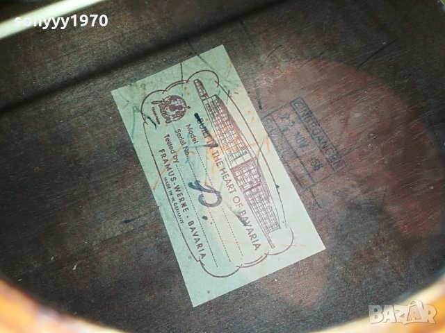 поръчана-framus-werke-bavaria made in west germany 0606211115, снимка 9 - Китари - 33119899