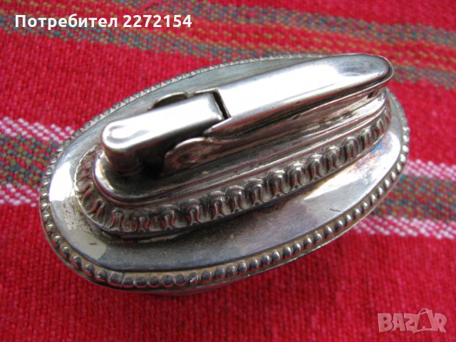 Посребрена стара запалка RONSON , снимка 2 - Антикварни и старинни предмети - 28340383