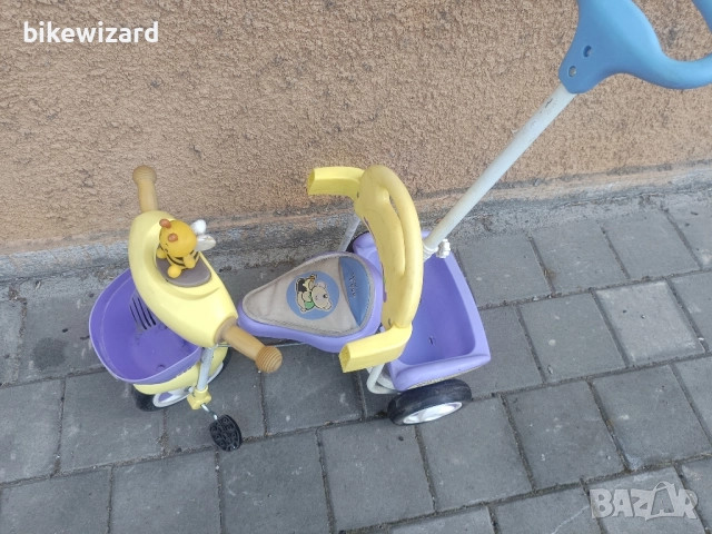 Детска триколка с педали и управление от дръжката, снимка 4 - Детски велосипеди, триколки и коли - 51634136