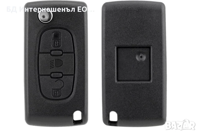 Кутийка за ключ с 3 бутона CITROEN & PEUGEOT, VA2, CE0523, снимка 6 - Части - 50899733