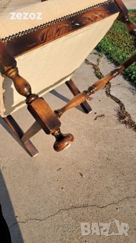 Кресло с гобленова дамаска №041, снимка 8 - Дивани и мека мебел - 53254075