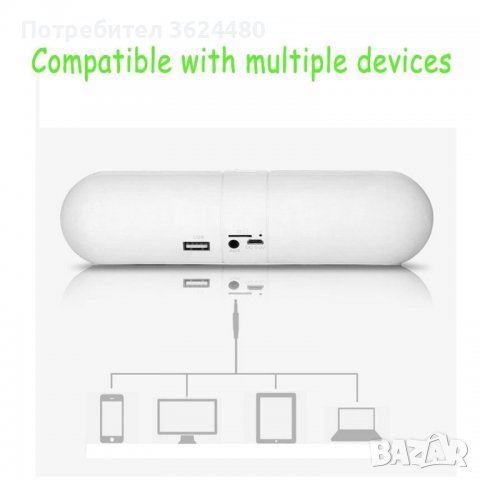Блутут колонка с Led светлини, снимка 6 - Bluetooth тонколони - 40112069