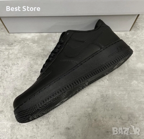 Nike Air Force 1 Черни Дамски Маратонки 36-40 Номер, снимка 3 - Маратонки - 52735891