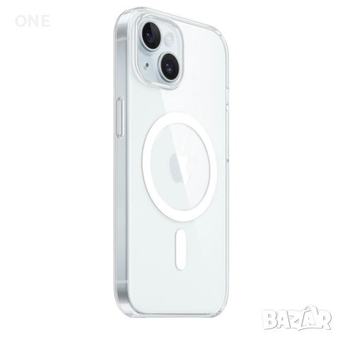 Прозрачен Силиконов MagSafe Кейс за Apple iPhone 15 Pro, снимка 3 - Apple iPhone - 43257202