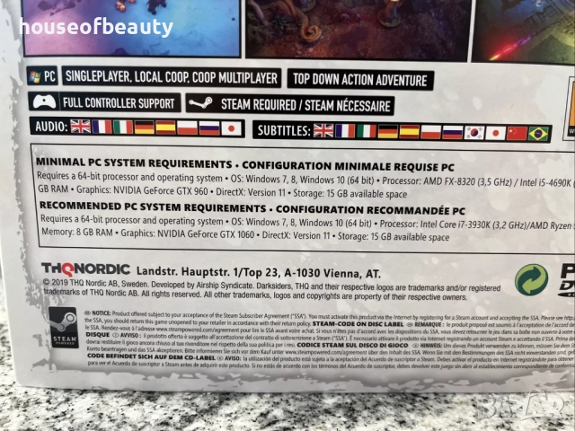 Игра Darksiders Genesis Collector's Edition PC колекционерско издание, снимка 2 - Игри за PC - 52635499