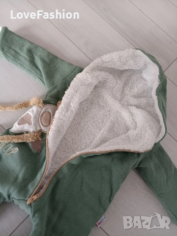 3 броя зимни дрехи връхни за бебе от 0 до 3 месеца, снимка 6 - Бебешки якета и елеци - 53220691