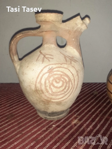 Стомна и рукатка. Глинени съдове., снимка 2 - Вази - 52617645