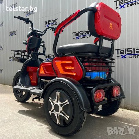 Триместна електрическа триколка TS 350-7-OFFROAD 2000W 25Ah Нов модел с повишена мощност подходяща з, снимка 8 - Мотоциклети и мототехника - 52411474