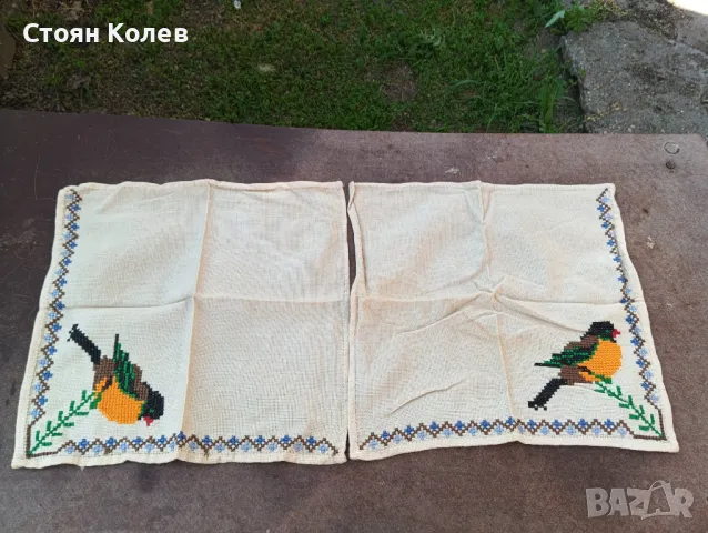 стари ръчно бродирани кърпички , снимка 2 - Антикварни и старинни предмети - 50036695