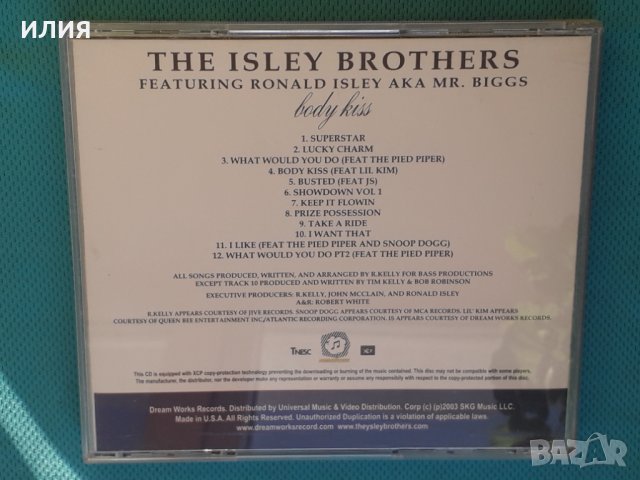 The Isley Brothers Feat. Ronald Isley Aka Mr. Biggs – 2003 - Body Kiss(	Funk / Soul), снимка 3 - CD дискове - 43946735