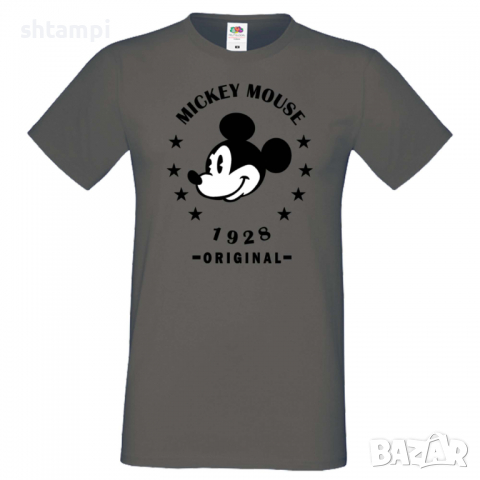 Мъжка тениска Mickey Mouse Original 1928 Подарък,Изненада,Рожден ден, снимка 4 - Тениски - 36577434