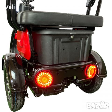 Електрическа триколка дву-триместна С-1 750W RED нов модел 2024 год., снимка 8 - Мотоциклети и мототехника - 36634020