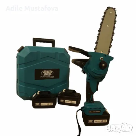 Немска акумулаторна (трион) резачка 24V 5Ah Vermark Starke 25см , снимка 1