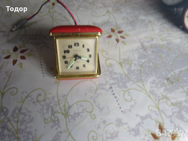 Рядък немси туристически часовник будилник  Петер , снимка 4 - Други - 28341409