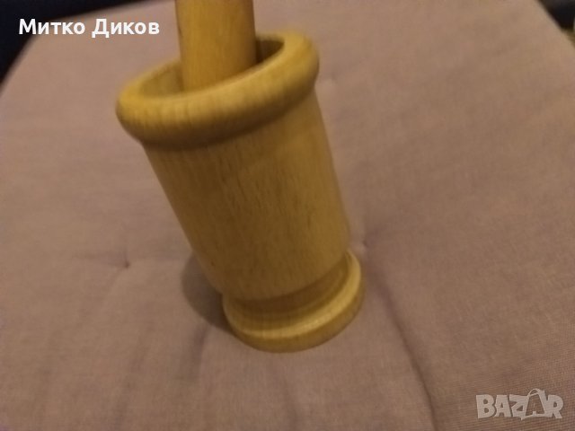 Тахан таханче чукало дървено ново Н-120мм на чукалото и фи 80 на 57мм, снимка 6 - Аксесоари за кухня - 38957510