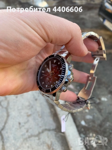 Чисто нов швейцарски Tissot Seastar 1000 30бара хронограф, снимка 3 - Мъжки - 53523322