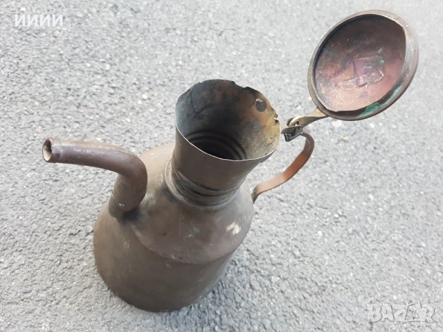 Османски ибрик чайник , снимка 2 - Антикварни и старинни предмети - 52538640