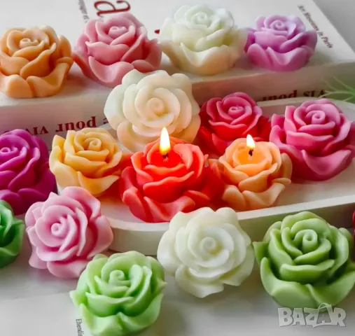 Молд роза 5 см (12), снимка 3 - Форми - 50413021
