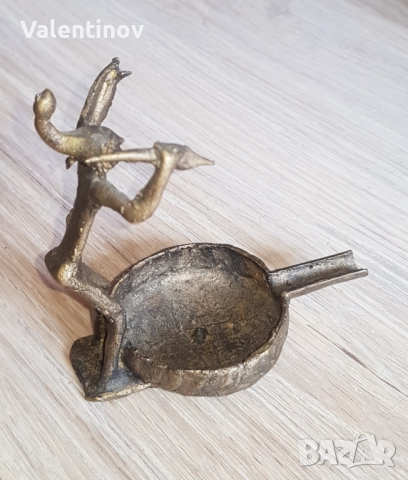 Старинна бронзова скулптура , снимка 4 - Антикварни и старинни предмети - 51662833