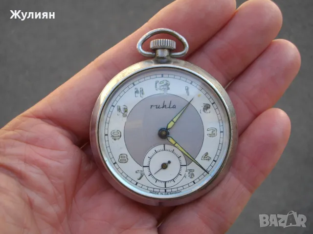 КОЛЕКЦИОНЕРСКИ ДЖОБЕН ЧАСОВНИК RUHLA , снимка 2 - Антикварни и старинни предмети - 47378787