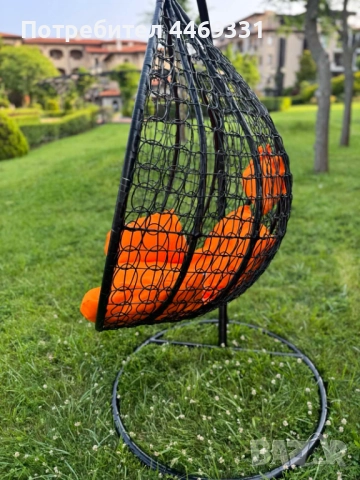 Градинска висяща люлка тип гнездо,яйце–Промоция! , снимка 2 - Дивани и мека мебел - 52359660