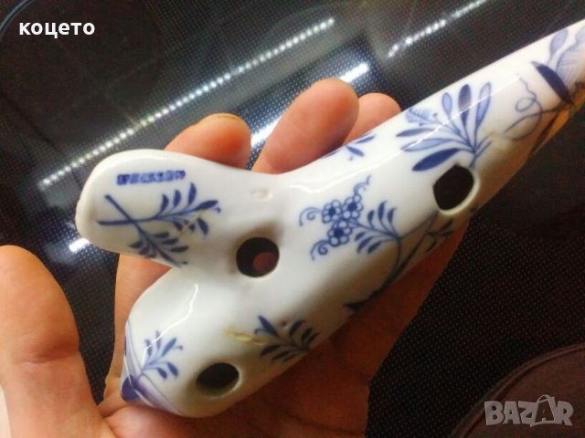 Порцеланова окарина Meissen, снимка 4 - Духови инструменти - 28057346