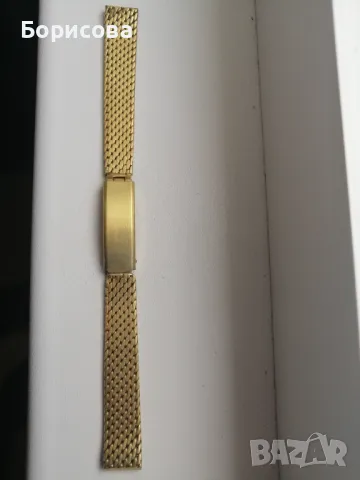 Верижка за дамски часовник от валцувано злато , снимка 1