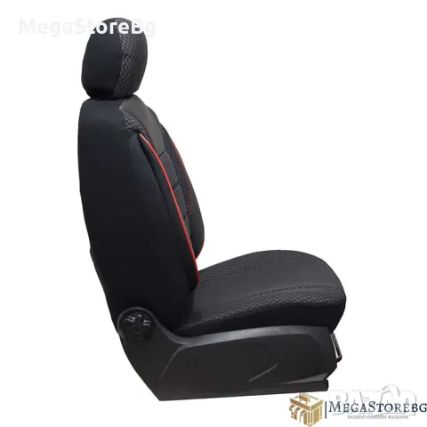 Тапицерия за автомобил, кола, седалки 1181 класико черно / червено, снимка 3 - Аксесоари и консумативи - 48023629