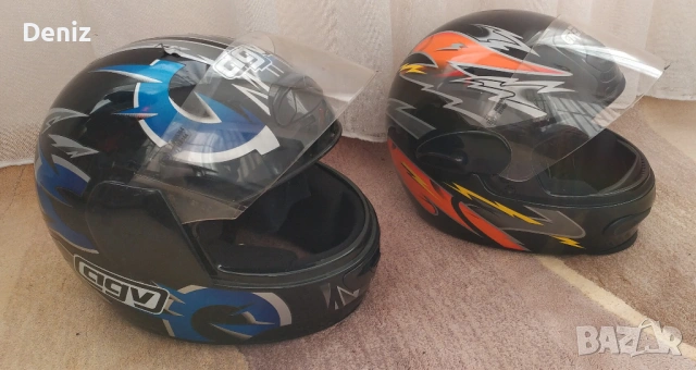 4 бр. моторни каски за пистов мотор (обща цена), снимка 11 - Аксесоари и консумативи - 53131794