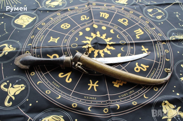 Кремъчен пистолет и голяма кама (ханжар), снимка 12 - Антикварни и старинни предмети - 53480305