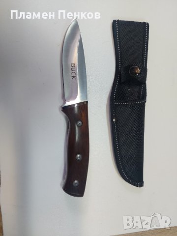 Нож с фиксирано острие, Остър тактически нож-Buck, снимка 6 - Ножове - 43516347
