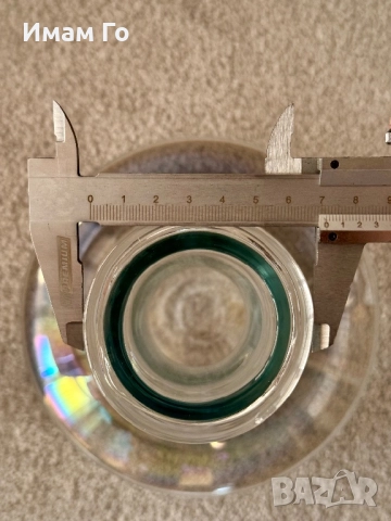 hookahTree Pearl стъклена ваза за наргиле ~45 мм гърловина – аксесоар за shisha / hookah, снимка 5 - Наргилета - 52440414