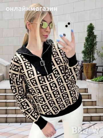 Дамска блуза фино плетиво 