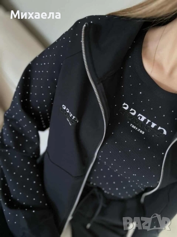 Дамски комплекти Guess с камъчета - три части - 90 лв., снимка 2 - Спортни екипи - 52356274