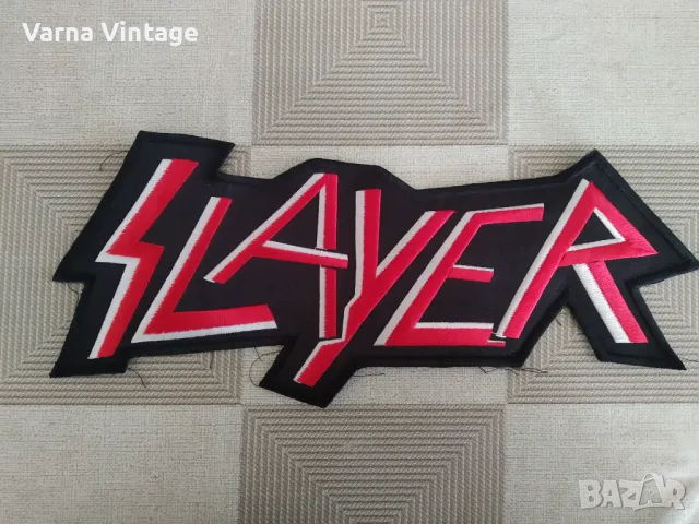 Голяма нашивка за гърб SLAYER., снимка 1