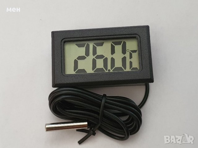 LCD Термометър за вграждане -50 до +110 °C, снимка 2 - Друга електроника - 40192098