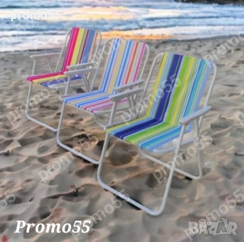 Сгъваем Стол за къмпинг, пикник, плаж Сгъваем градински  стол до 80кг, снимка 7 - Къмпинг мебели - 50471303