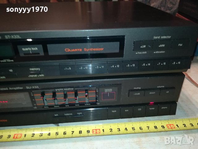 TECHNICS AMPLIFIER+TECHNICS TUNER-MADE IN JAPAN-SWISS N1001241836, снимка 4 - Ресийвъри, усилватели, смесителни пултове - 43748599