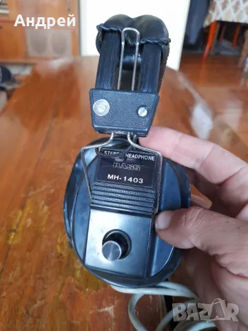 Стари слушалки Bass, снимка 5 - Други ценни предмети - 49588340