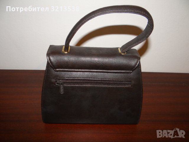 Чанта дамска тъмно кафява, снимка 3 - Чанти - 34587360
